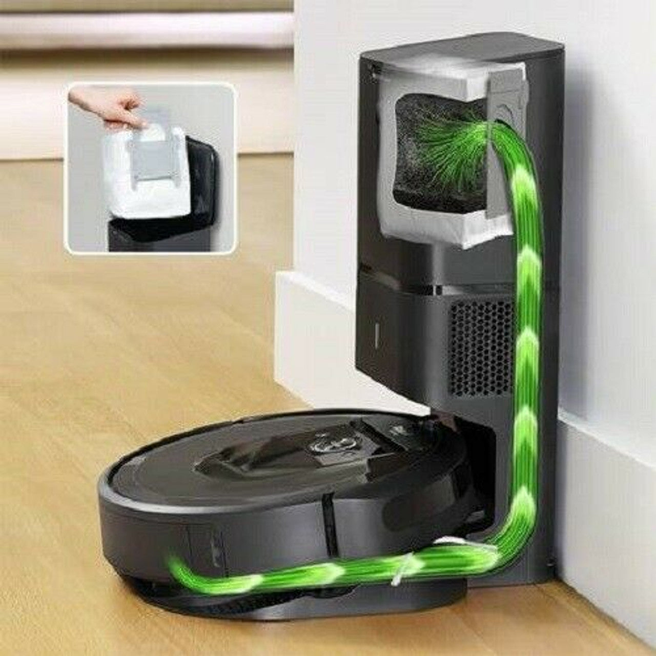 3 X Vacuum bags for iRobot Roomba i3+, i7+, s9+ and j7+  robot vacuum cleaners 6