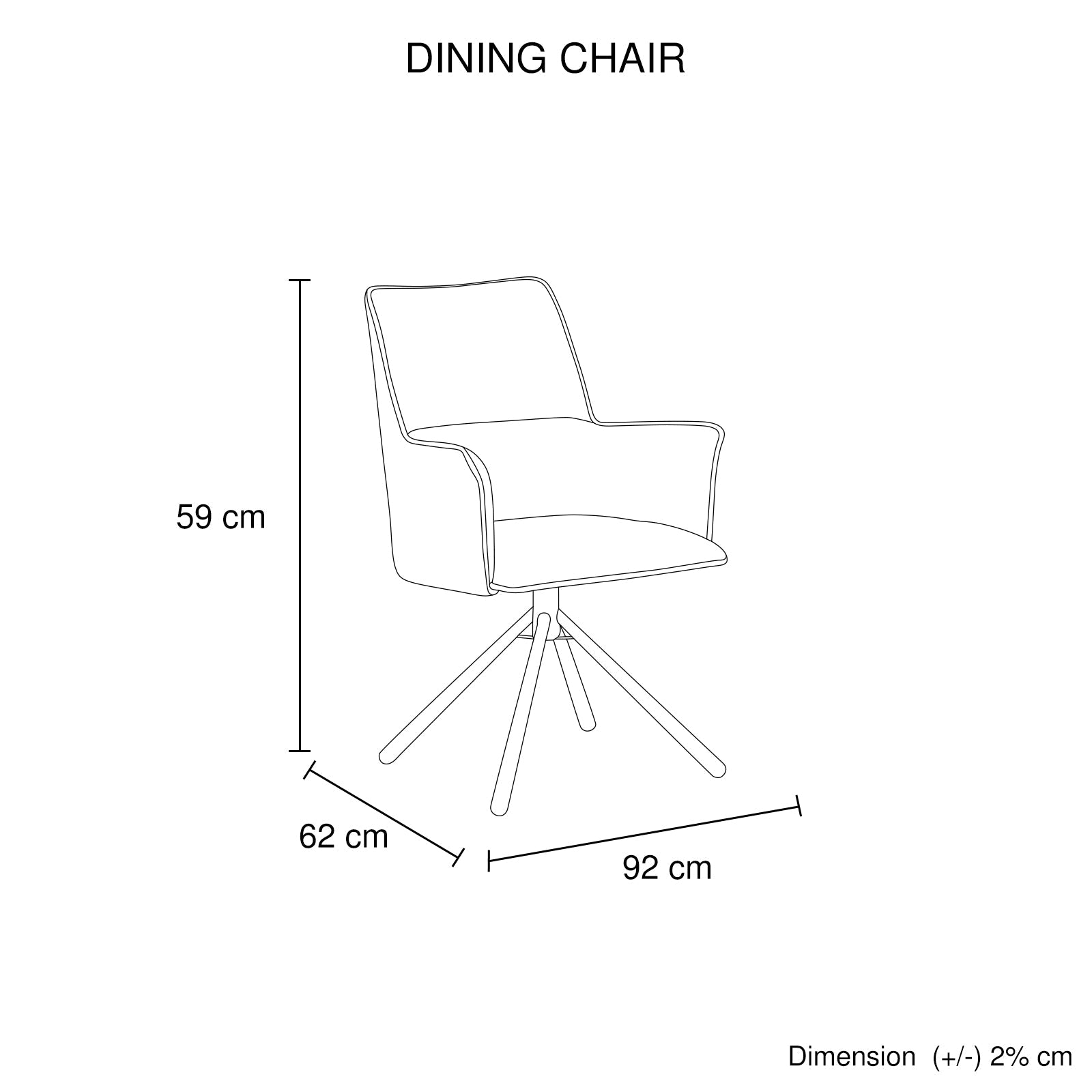 Dining Chair Green Linen Fabric Upholstered Seat Powder Coated Iron Legs 6