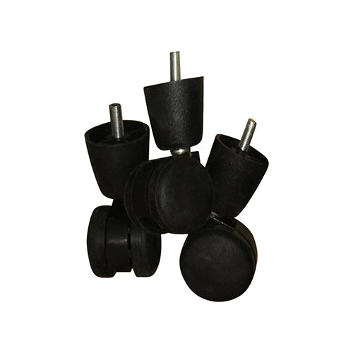 Mattress Base Ensemble King Size Solid Wooden Slat in Black with Removable Cover 6