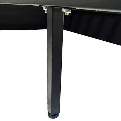 Camelia Double Size Bed Frame Pink Velvet Upholstery High Headboard Quality Slats Metal Structure 5