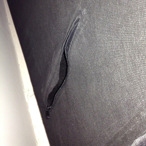 Bed Head Queen Size Charcoal Headboard with Curved Design Upholstery Linen Fabric 6