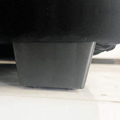 Roman Bed Frame Double Size Black Velvet Fabric with Gas Lift plywood metal structure 5