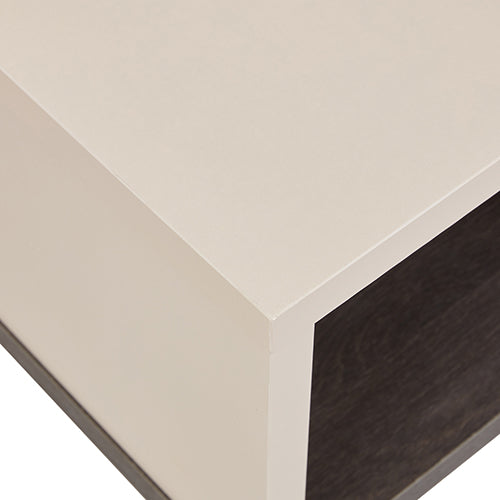 Coffee Table 2 Open Storage Cabinet MDF in Champagne Colour 5