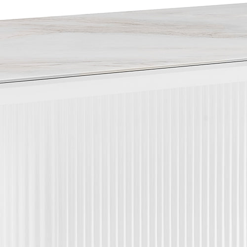 Dining Table Ceramic Table Top MDF Stainless Steel feet 4