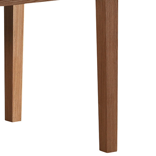 Dining Table White Top High Glossy Wooden Base 3