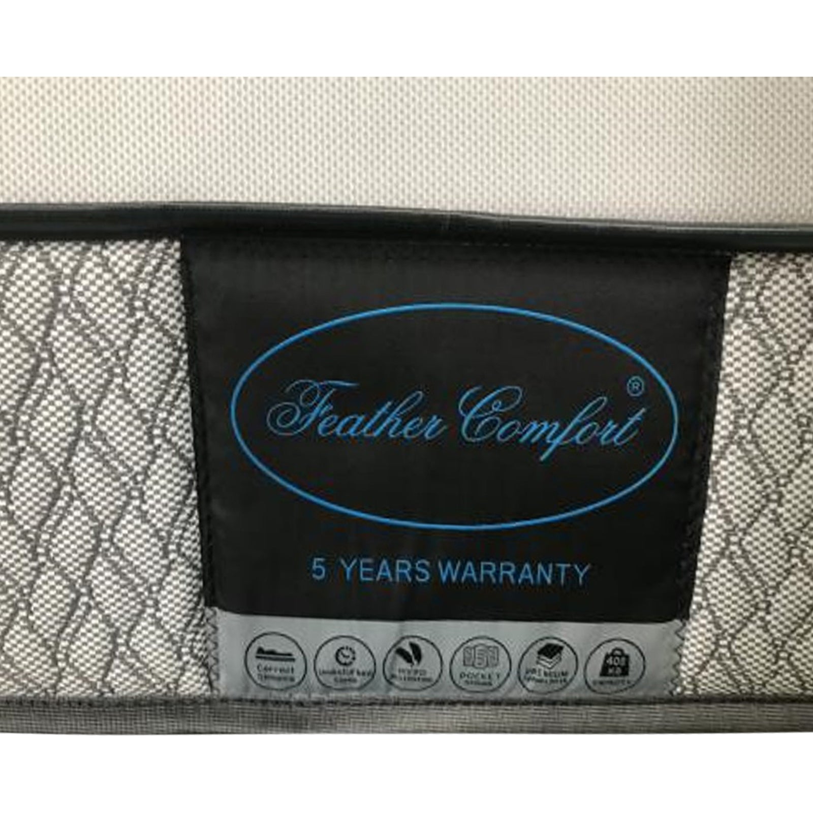 Queen Mattress in Gel Memory Foam 6 Zone Pocket Coil Soft Firm Bed 30cm Thick 6