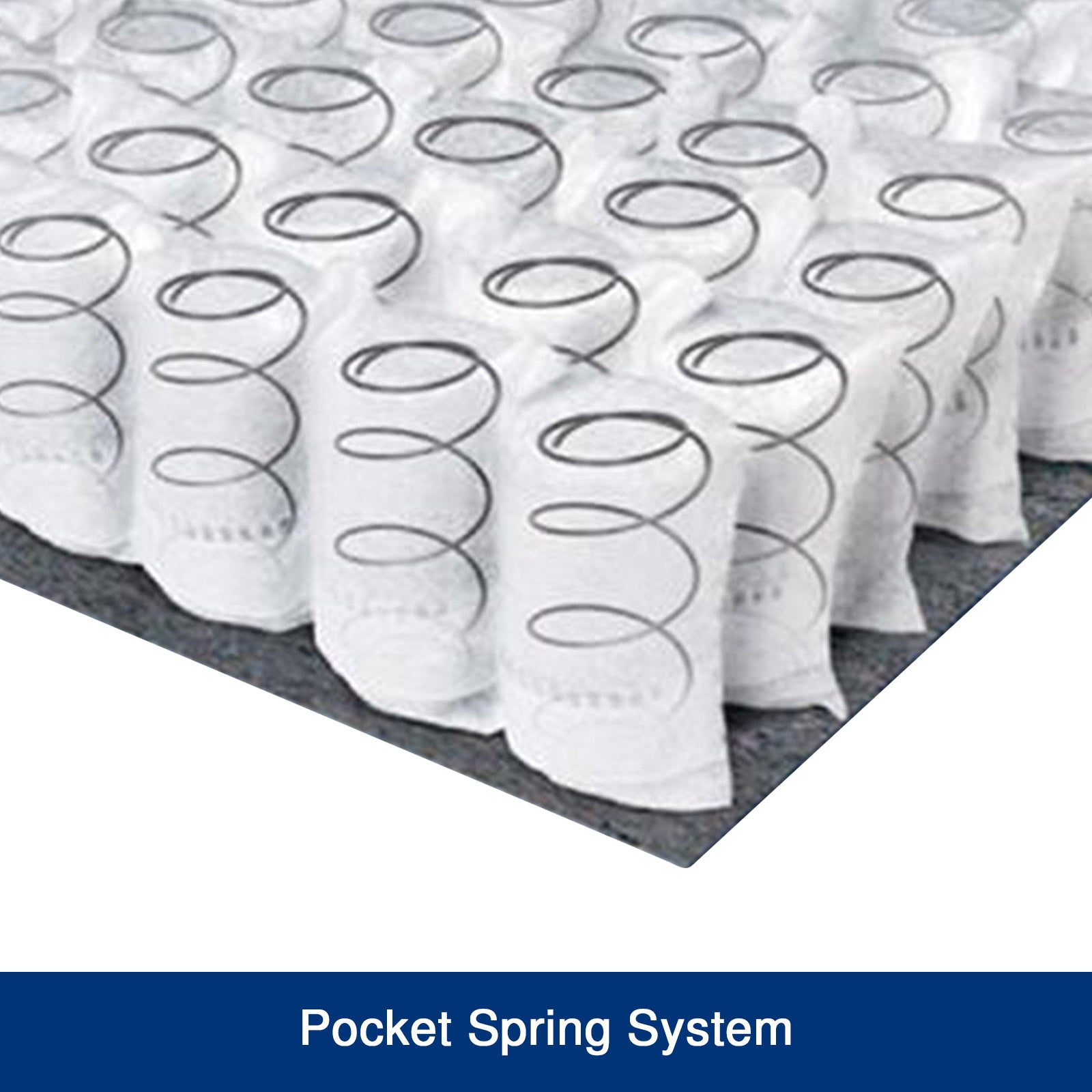 Queen Mattress in Gel Memory Foam 6 Zone Pocket Coil Soft Firm Bed 30cm Thick 7