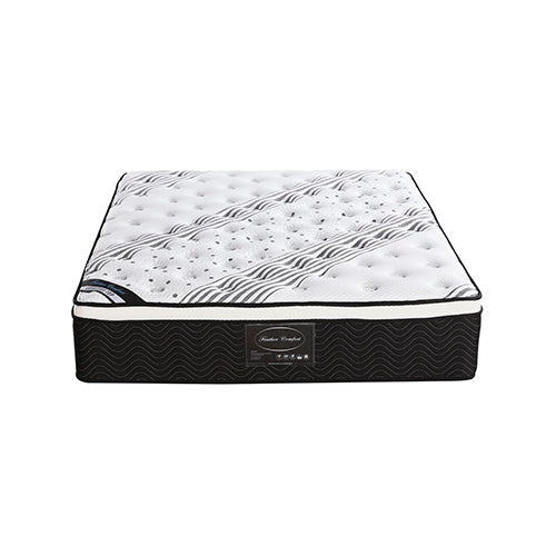Mattress Euro Top Queen Size Pocket Spring Coil with Knitted Fabric Medium Firm 33cm Thick 4