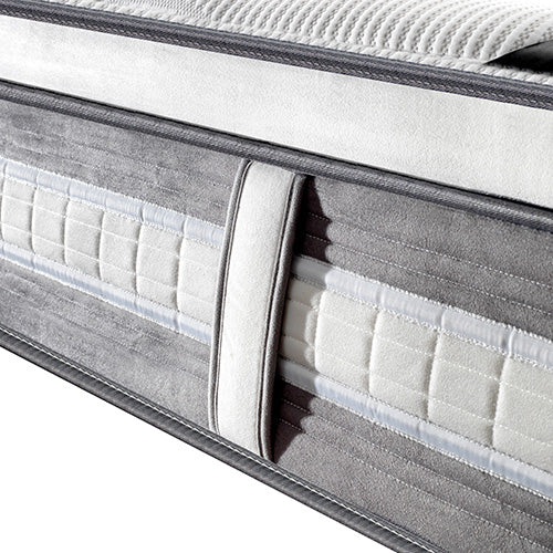 Mattress Euro Top Queen Size Pocket Spring Coil with Knitted Fabric Medium Firm 34cm Thick 6