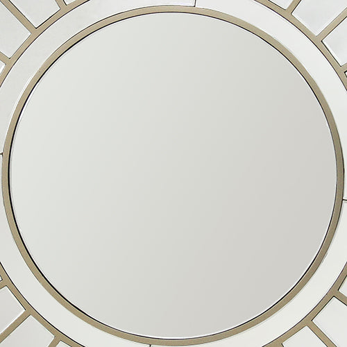 Wall Mirror MDF Silver Clear Image Lightweight MRR-02 3