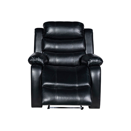 Chelsea 1R Seater Finest Leatherette Recliner Feature Console LED Light Ultra Cushioned 3