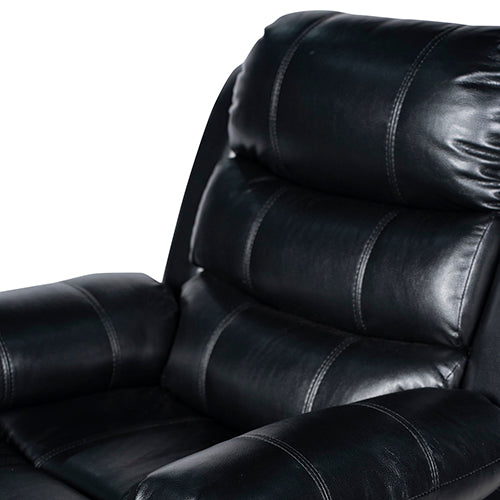Chelsea 1R Seater Finest Leatherette Recliner Feature Console LED Light Ultra Cushioned 6