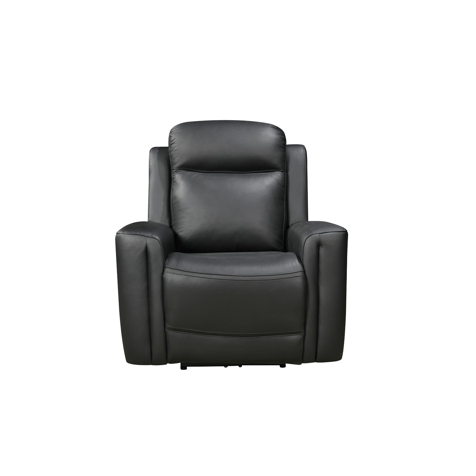 3-1-1 Seater Electric Leather/PVC Black Recliner Set 5