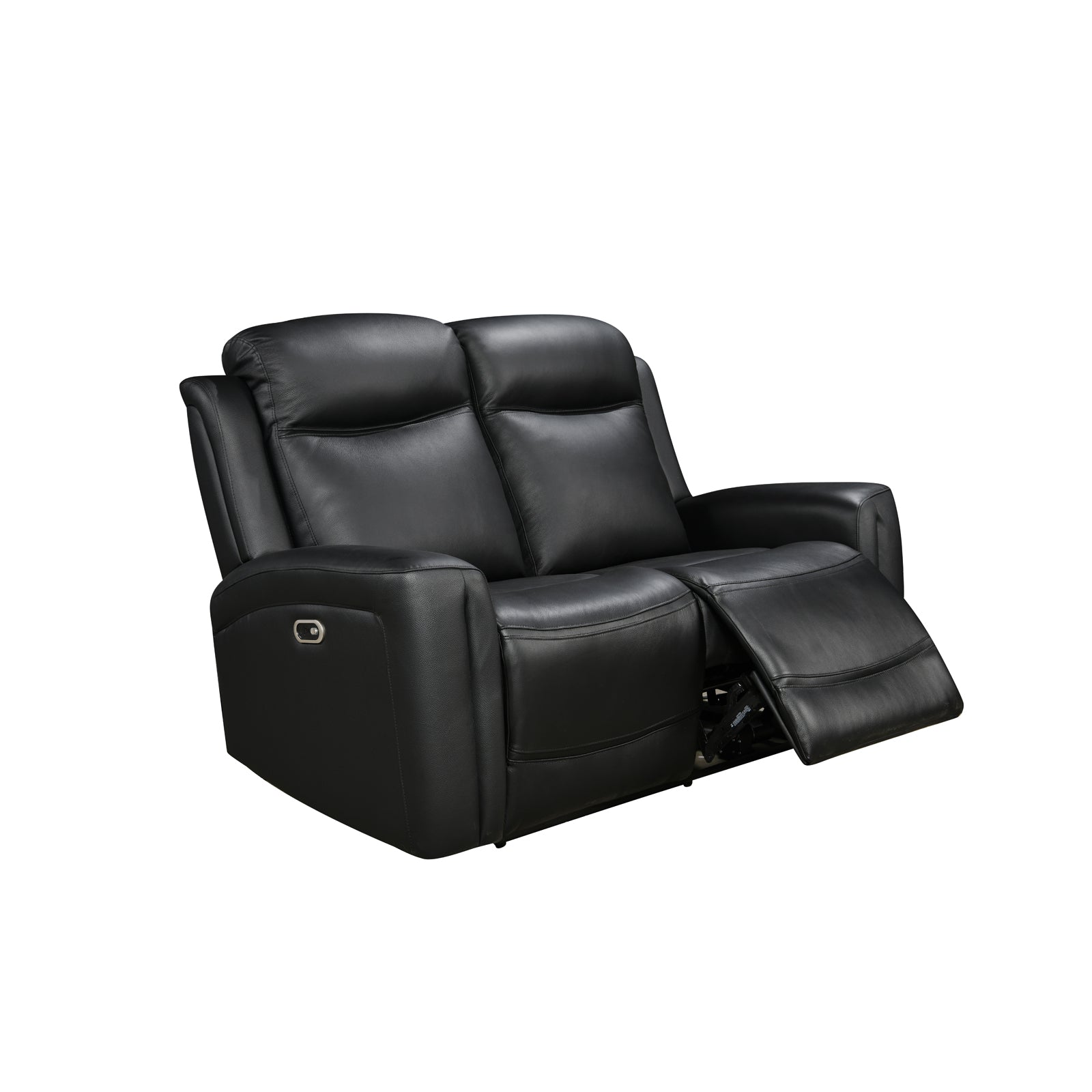 3-2-1 Seater Electric Leather/PVC Black Recliner Set 4