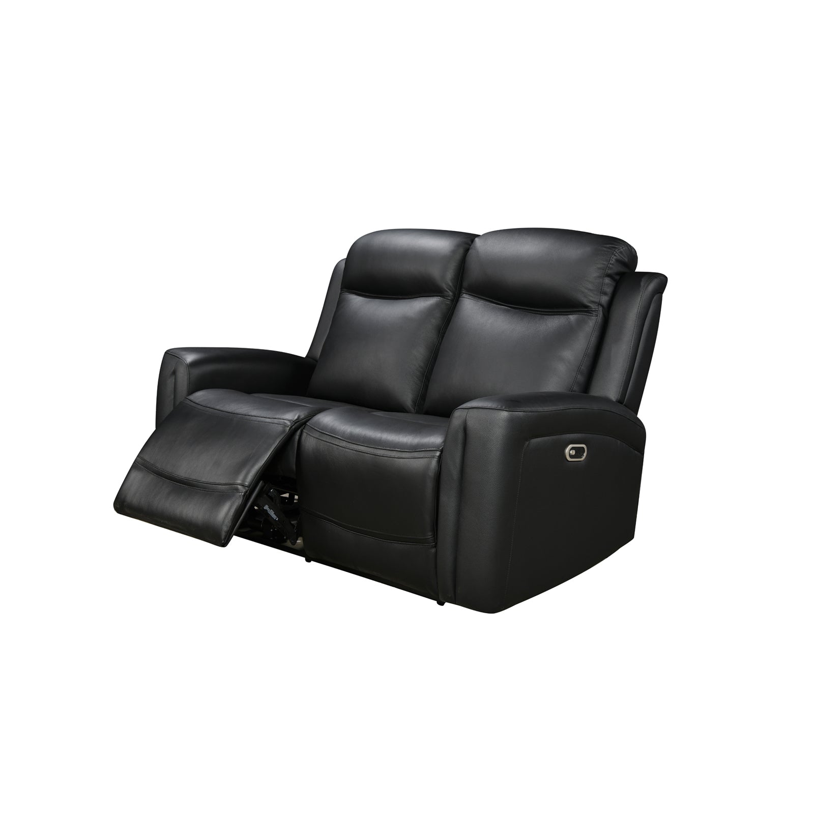 3-2 Seater Electric Leather/PVC Black Recliner Set 5