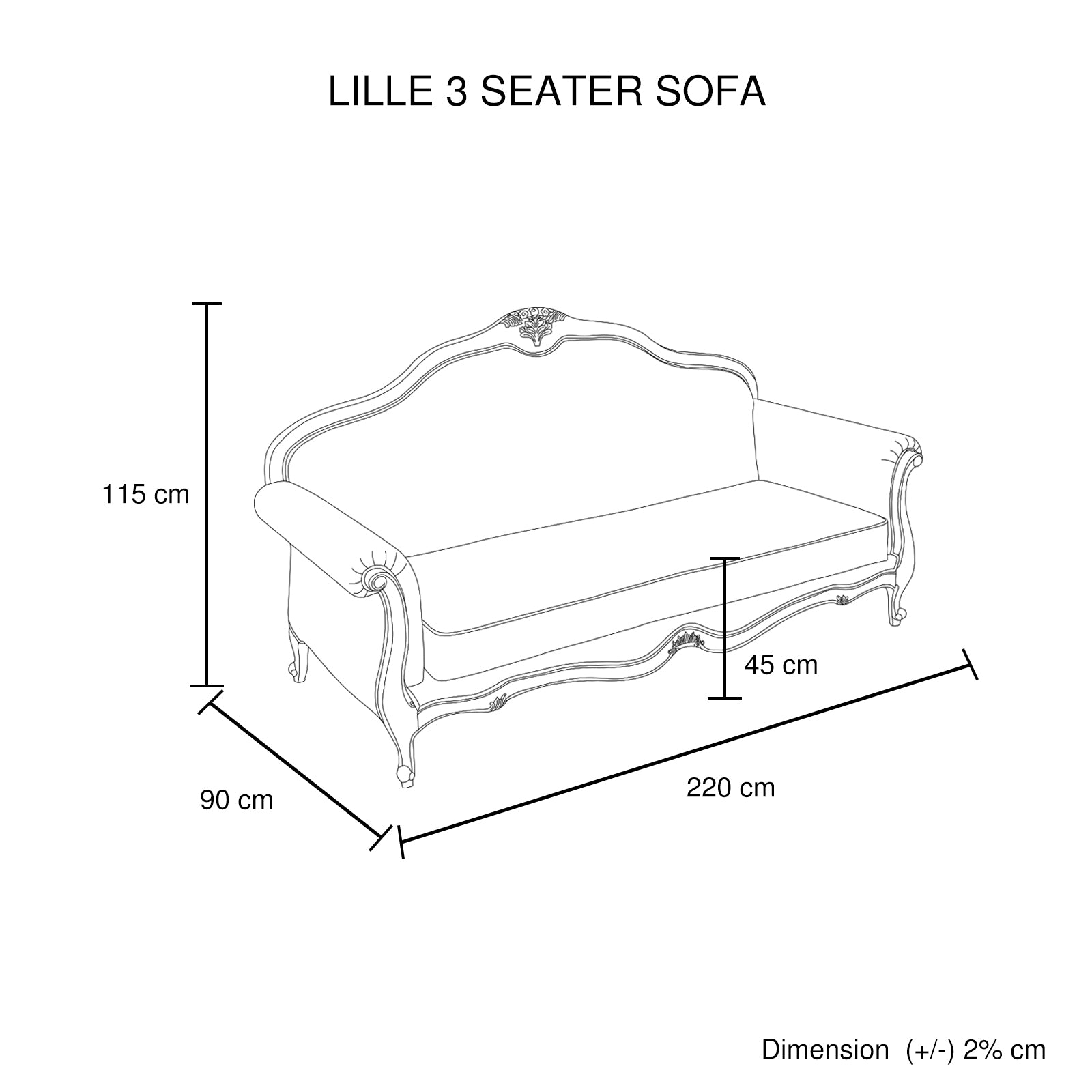 3S+2S+1X Wing Chair Oak Wood White Washed Finish Rolled Armrest Linen Sofa Fabric 7