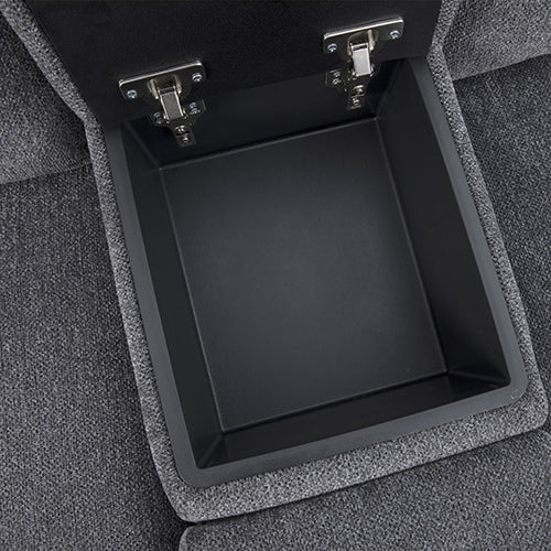 Large Sectional Corner Modular Lounge Suite in Fabric with Electric Recliner 5