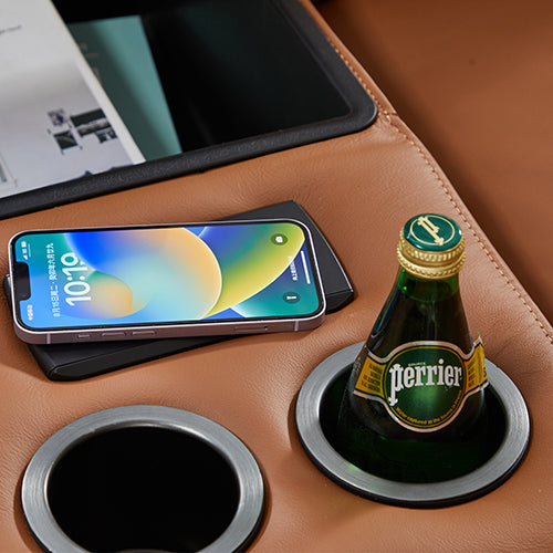 London 5 Seater Corner Sofa Chaise Genuine Leather Electric Recliner Power Slide Right Chaise 5