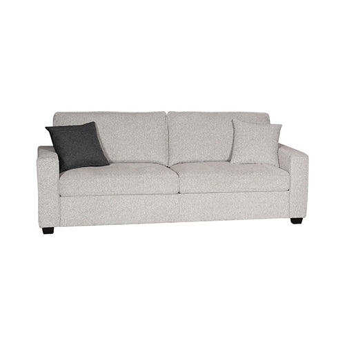 Milano 3 Seater Sofa Set Polyester Fabric Multilayer Two Pillows Attached Individual Pocket Spring 3