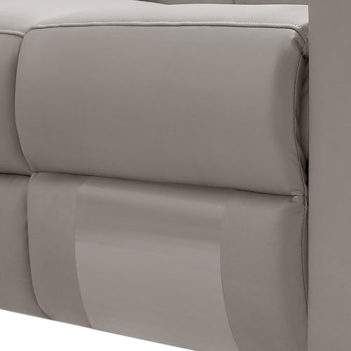 Washington Genuine Leather 6 Seater Corner Sofa With 2 Electric Recliners And Reversible Console 5