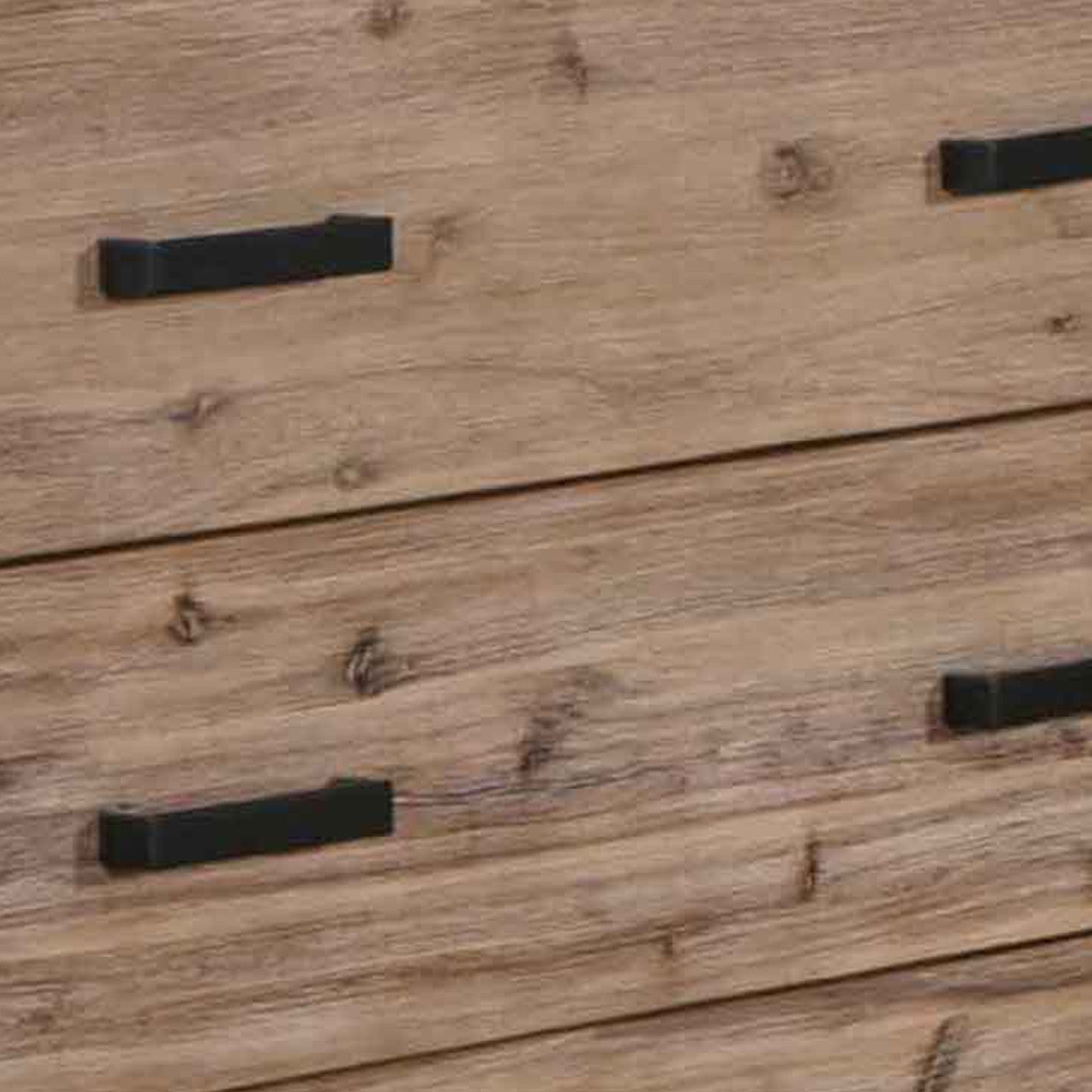 Tallboy with 5 Storage Drawers Solid Acacia Wooden Frame in Silver Brush Colour 4