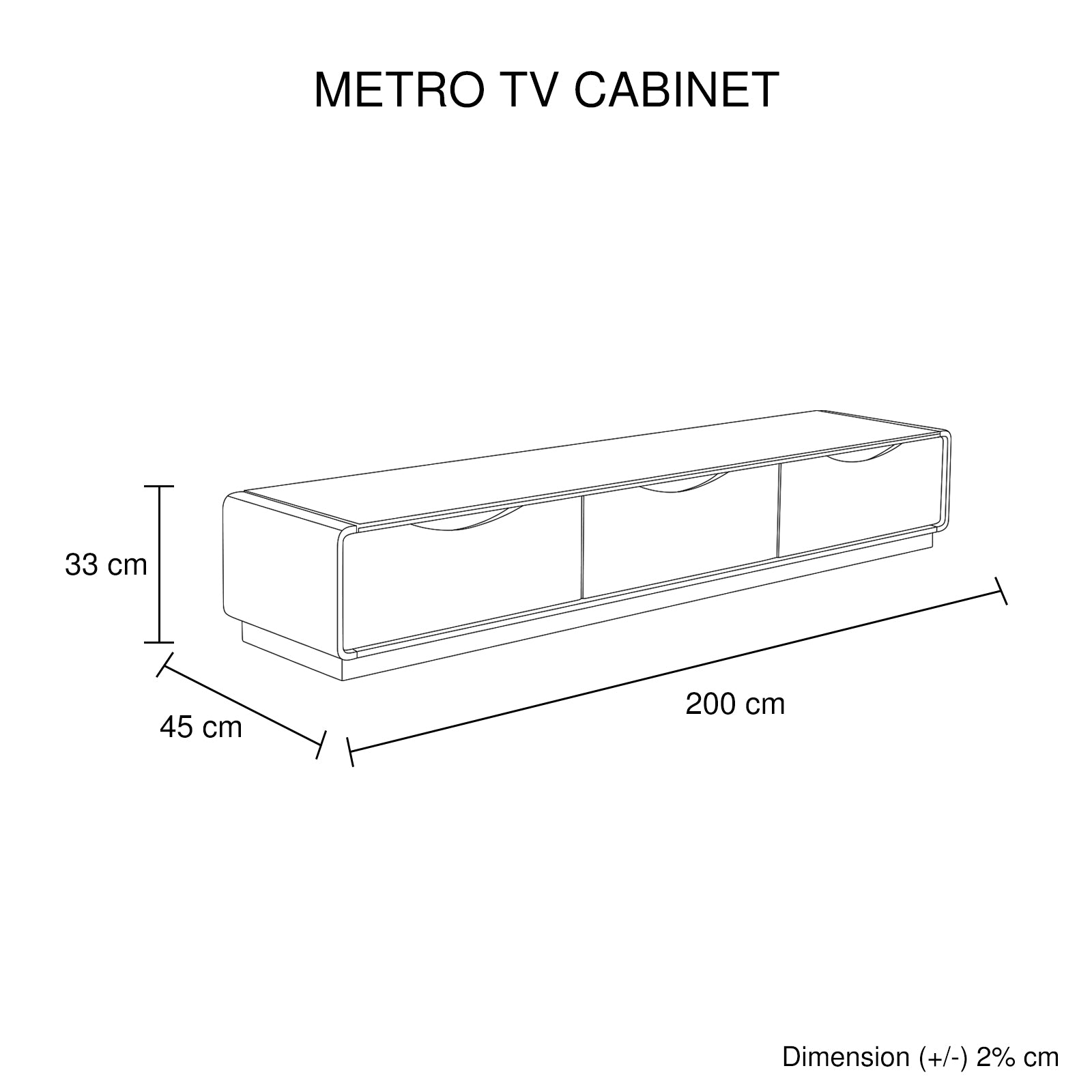 TV Cabinet with 3 Storage Drawers With High Glossy Assembled Entertainment Unit in Black & White colour 7