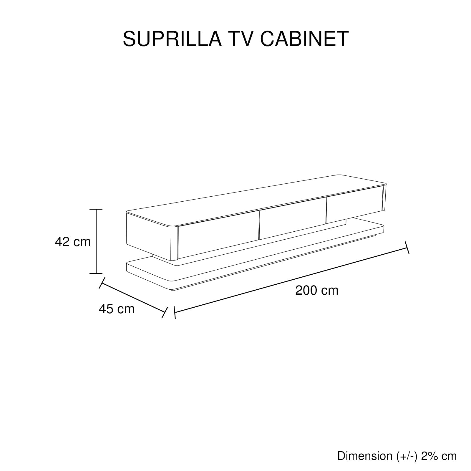 TV Cabinet with 3 Storage Drawers With High Glossy Assembled Entertainment Unit in White colour 5