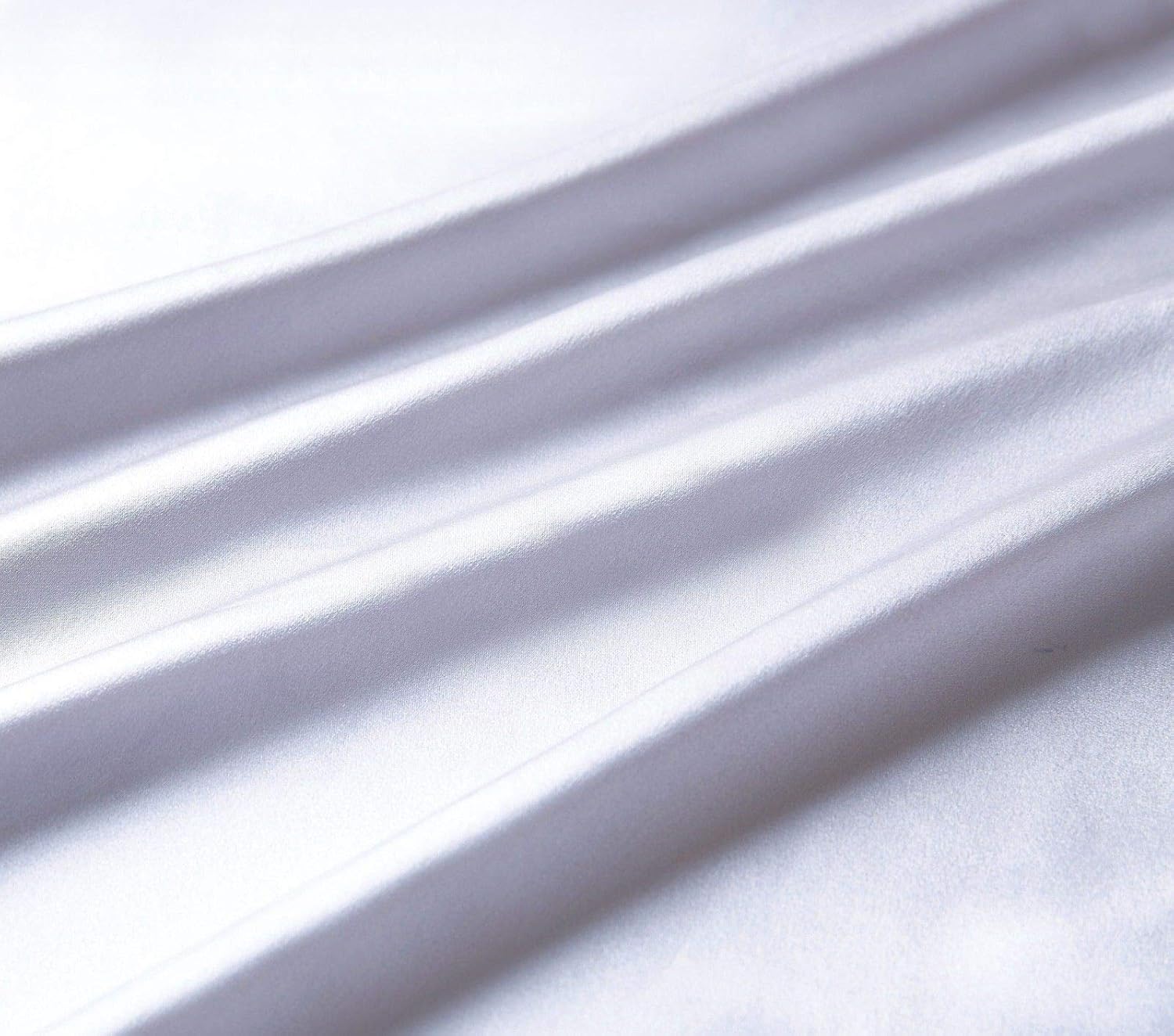 Luxury Pillowcase 2 Pack - 100% Pure Mulberry Silk on Both Sides - Silver 4