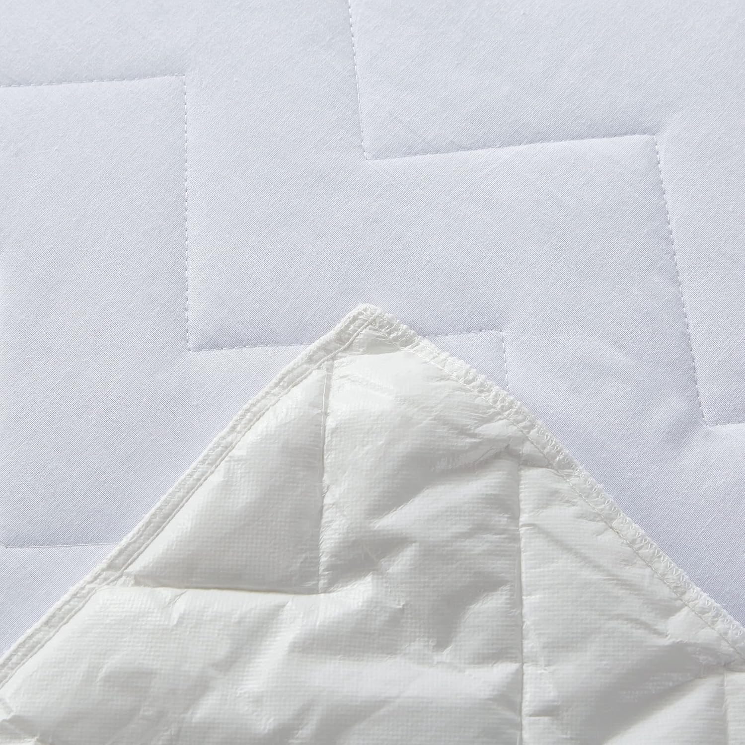 100% Ultra-Soft Cotton Quilted Anti-Microbial Mattress Cover Protector - Single Size 7