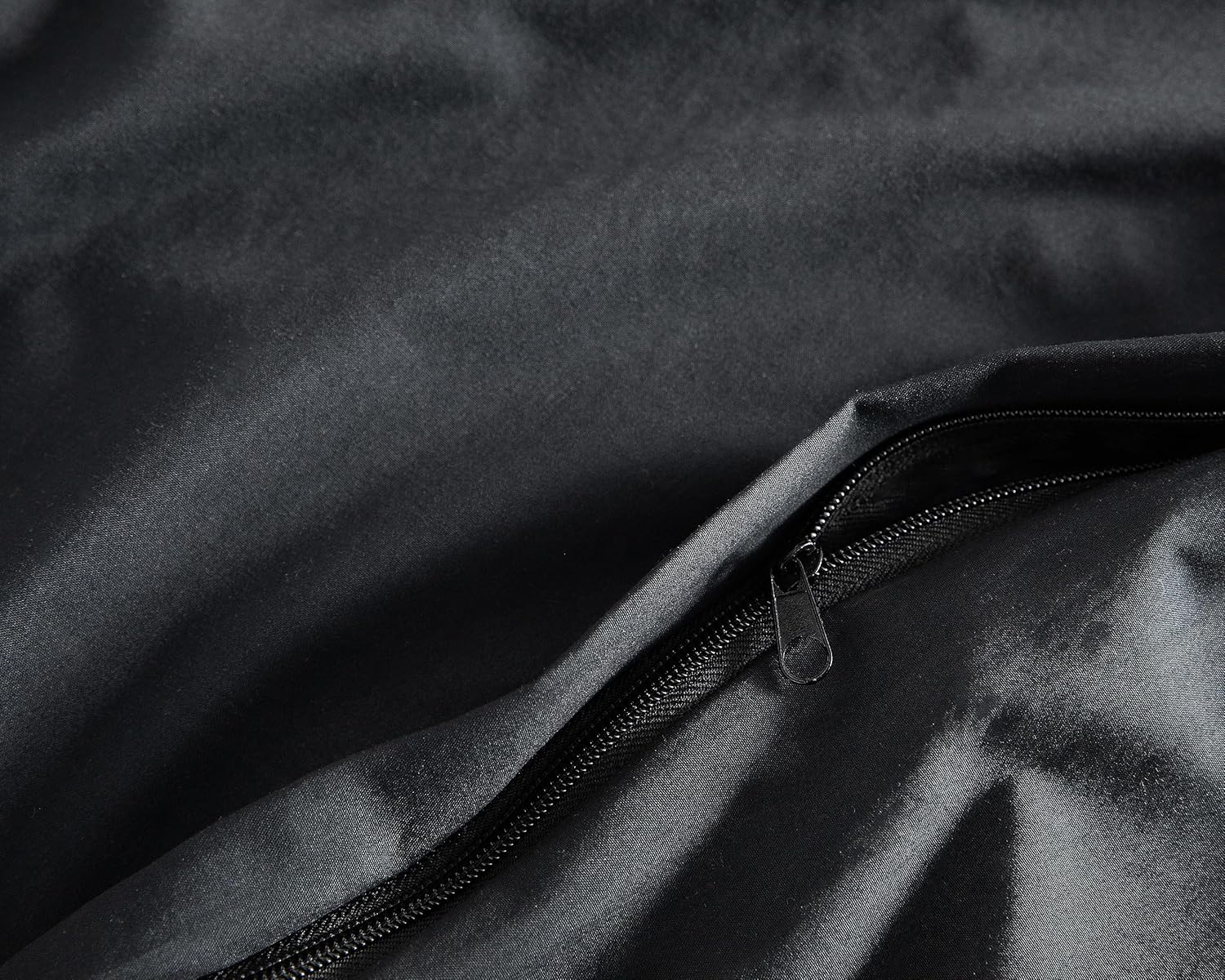 Vintage Washed Microfibre Quilt Cover Set (2Pcs) - Black - Single Size 3