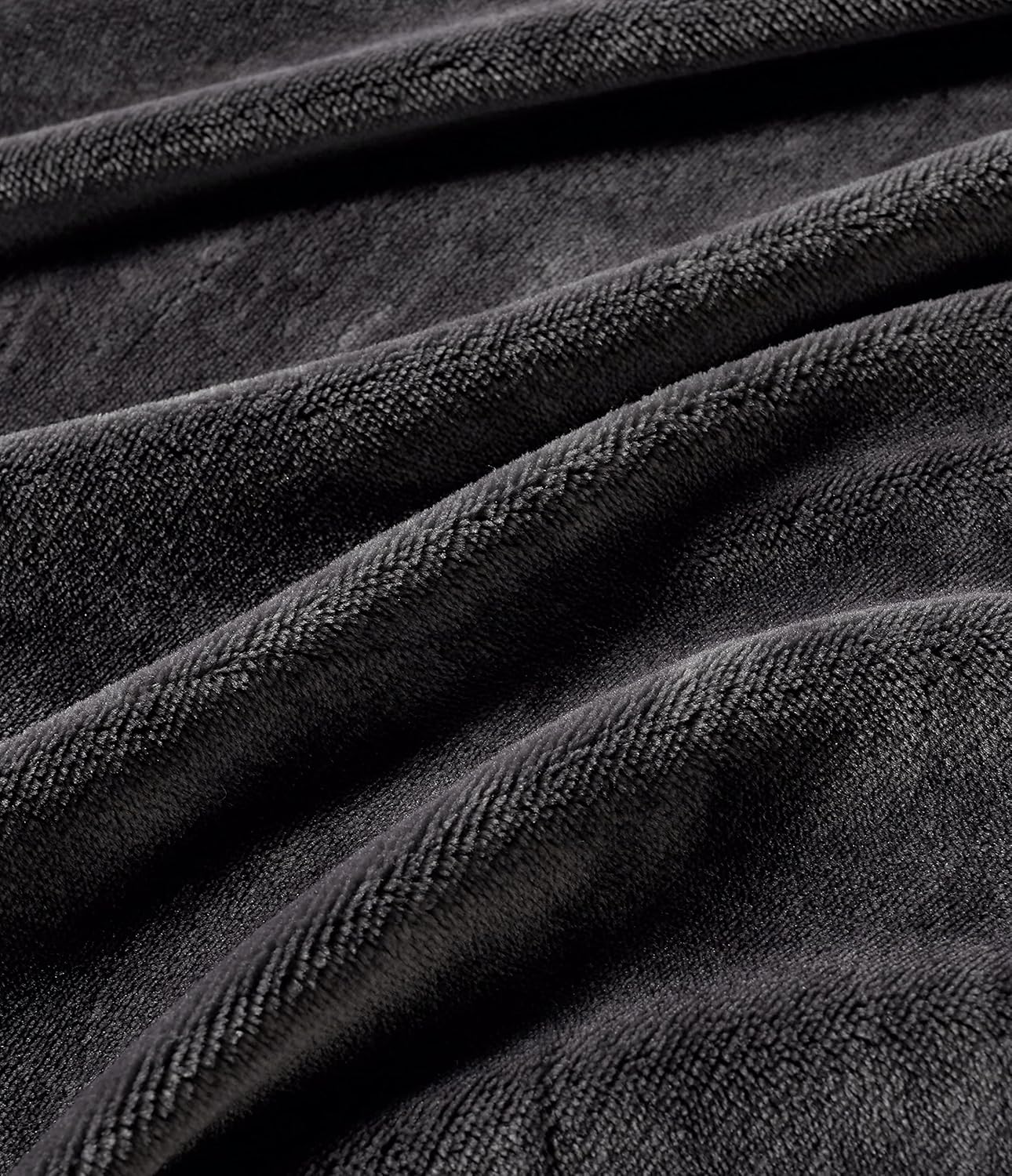 2-in-1 Teddy Sherpa Quilt Cover Set (Charcoal, Single) 7