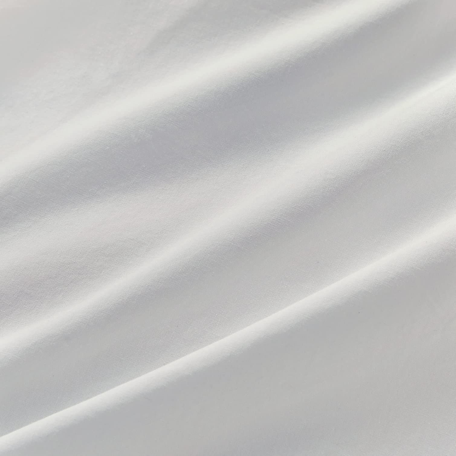 100% Cotton Vintage Washed Bed Quilt Cover Set - White - Single