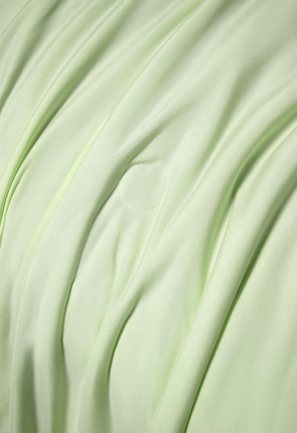 Ice Cooling Reversible Summer Comforter Blanket (Green and Grey, Single/Double) 5