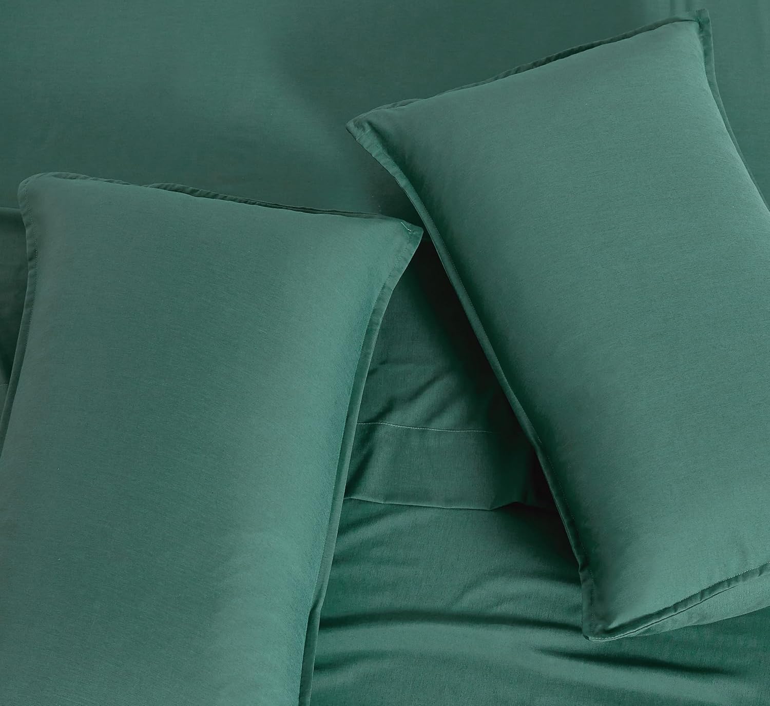 Bamboo Microfibre Sheet Set - Green - Single 4