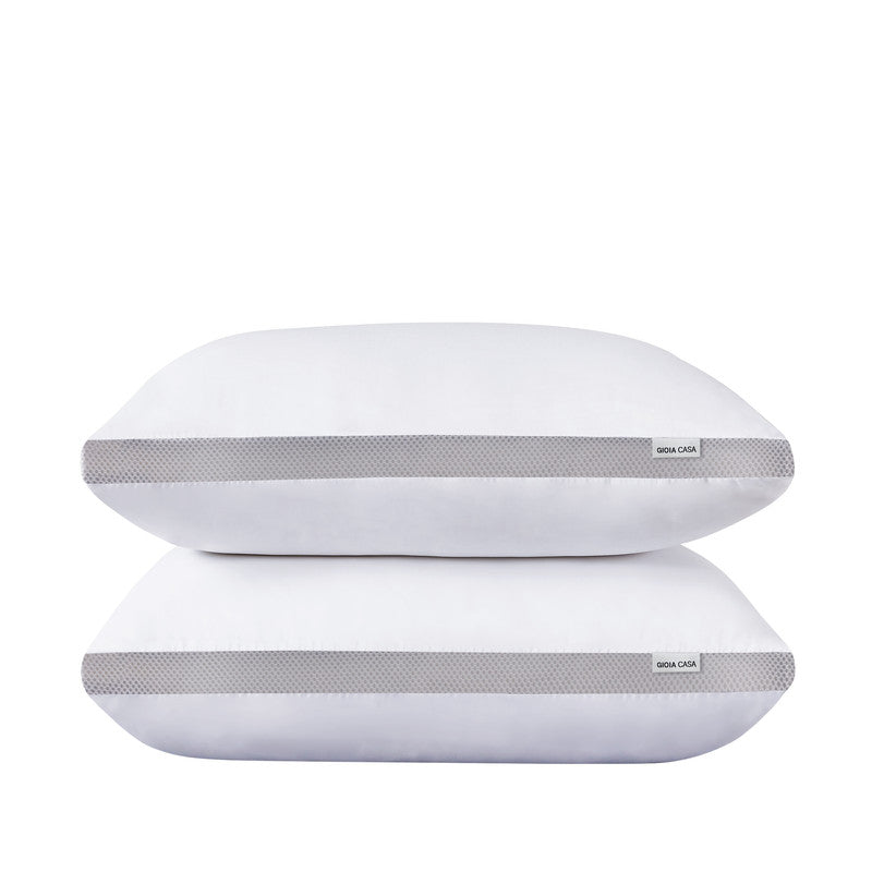 Luxurious Bamboo Cooling Twin Pack Plush Down-Like Pillows 3