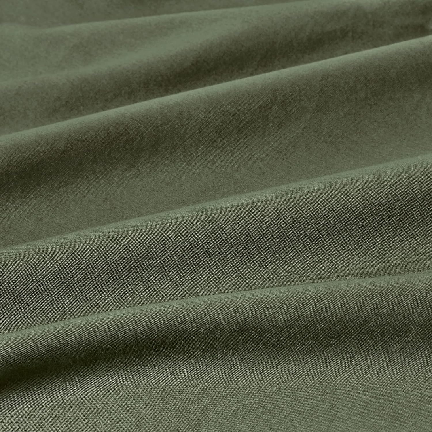 100% Vintage Washed Cotton Fitted Sheet Combo Set – 100% Natural Cotton, Ultra Soft & Breathable – Includes Fitted Sheet & Pillowcases – Machine Washable (Khaki Green, Double) 5