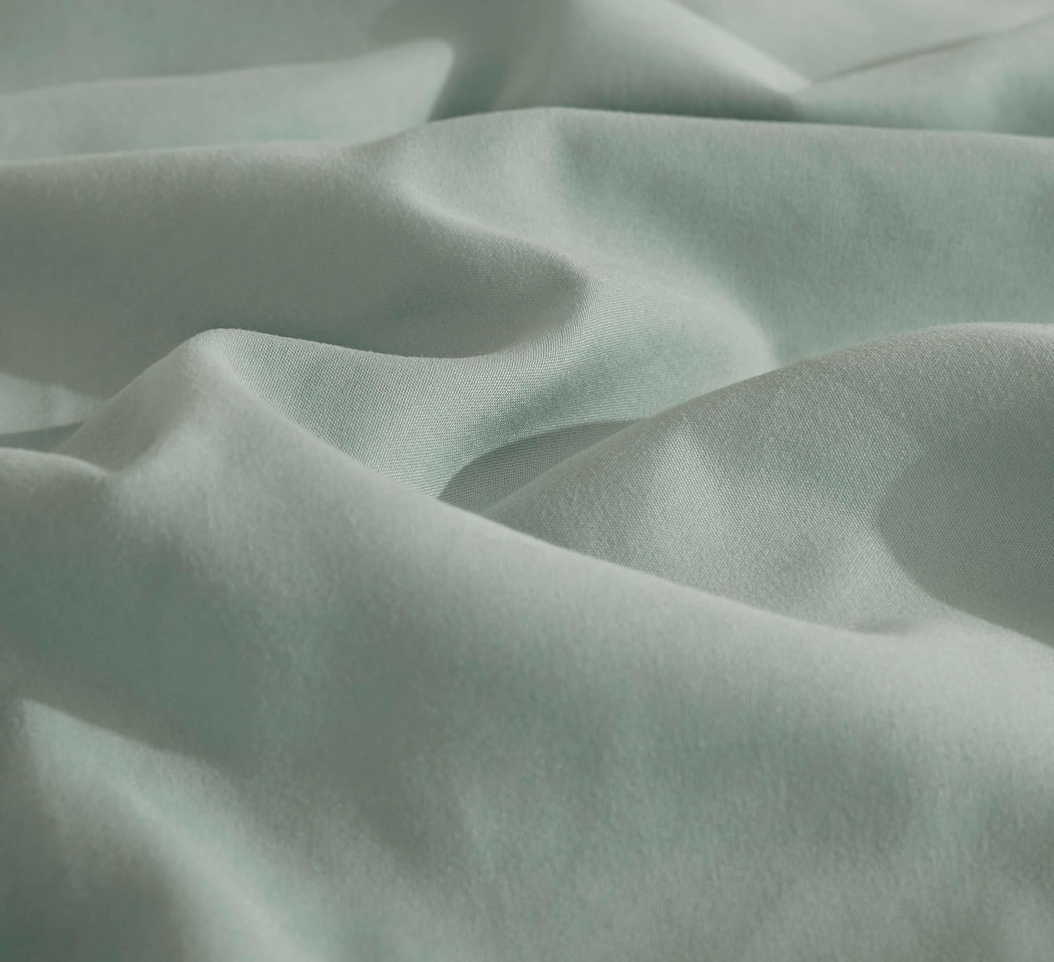 Vintage Washed Microfibre Quilt Cover Set (Sage, Double) 6