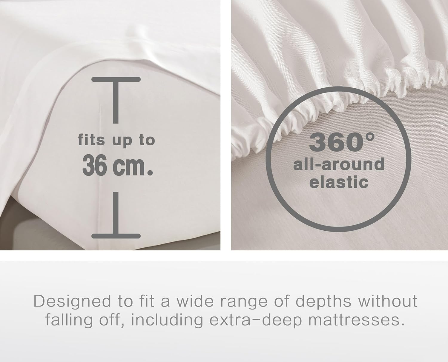 Bamboo Microfibre Sheet Set - White - Double 6