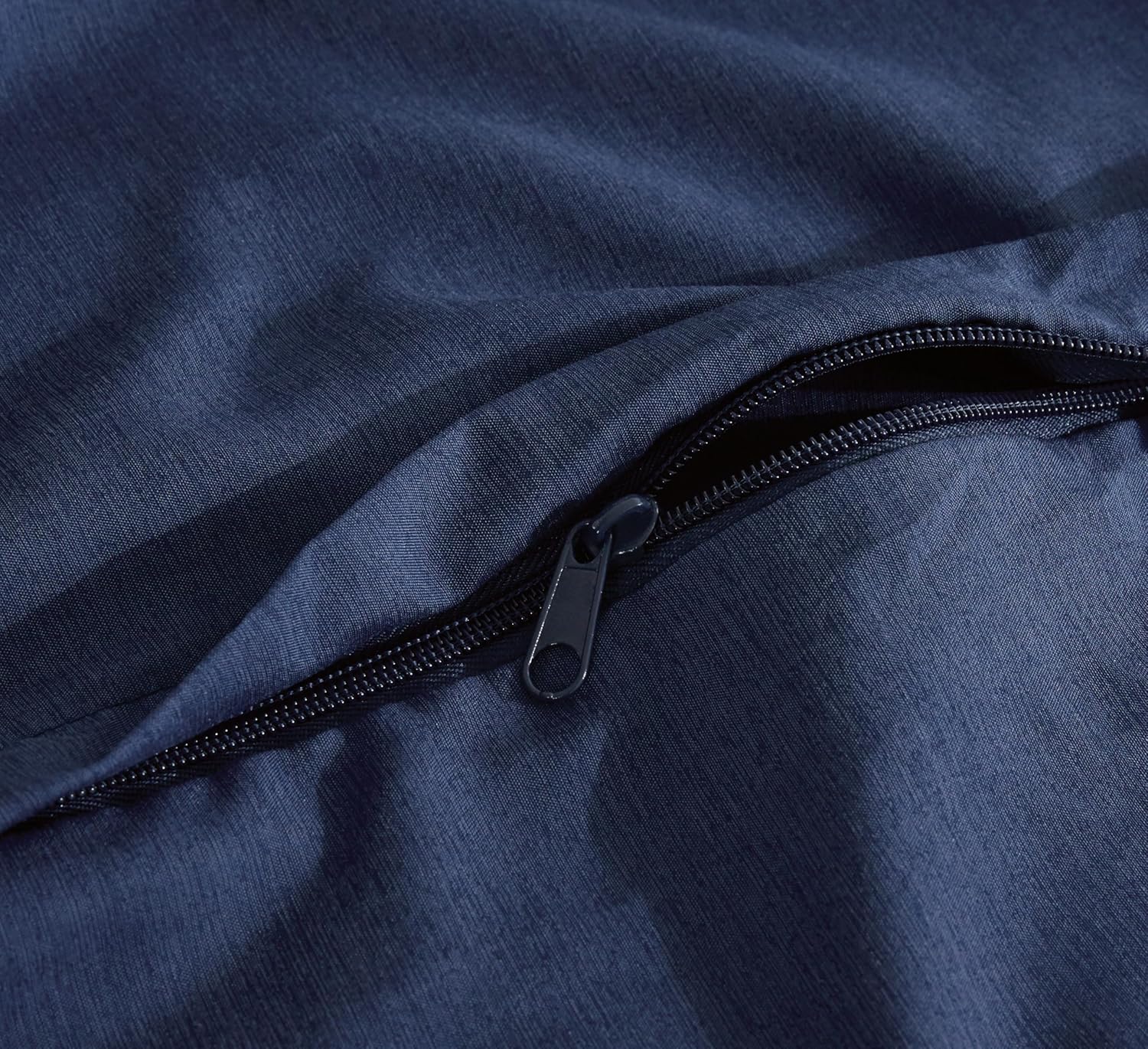 Bamboo Microfibre Quilt Cover Set - Navy - Queen 3