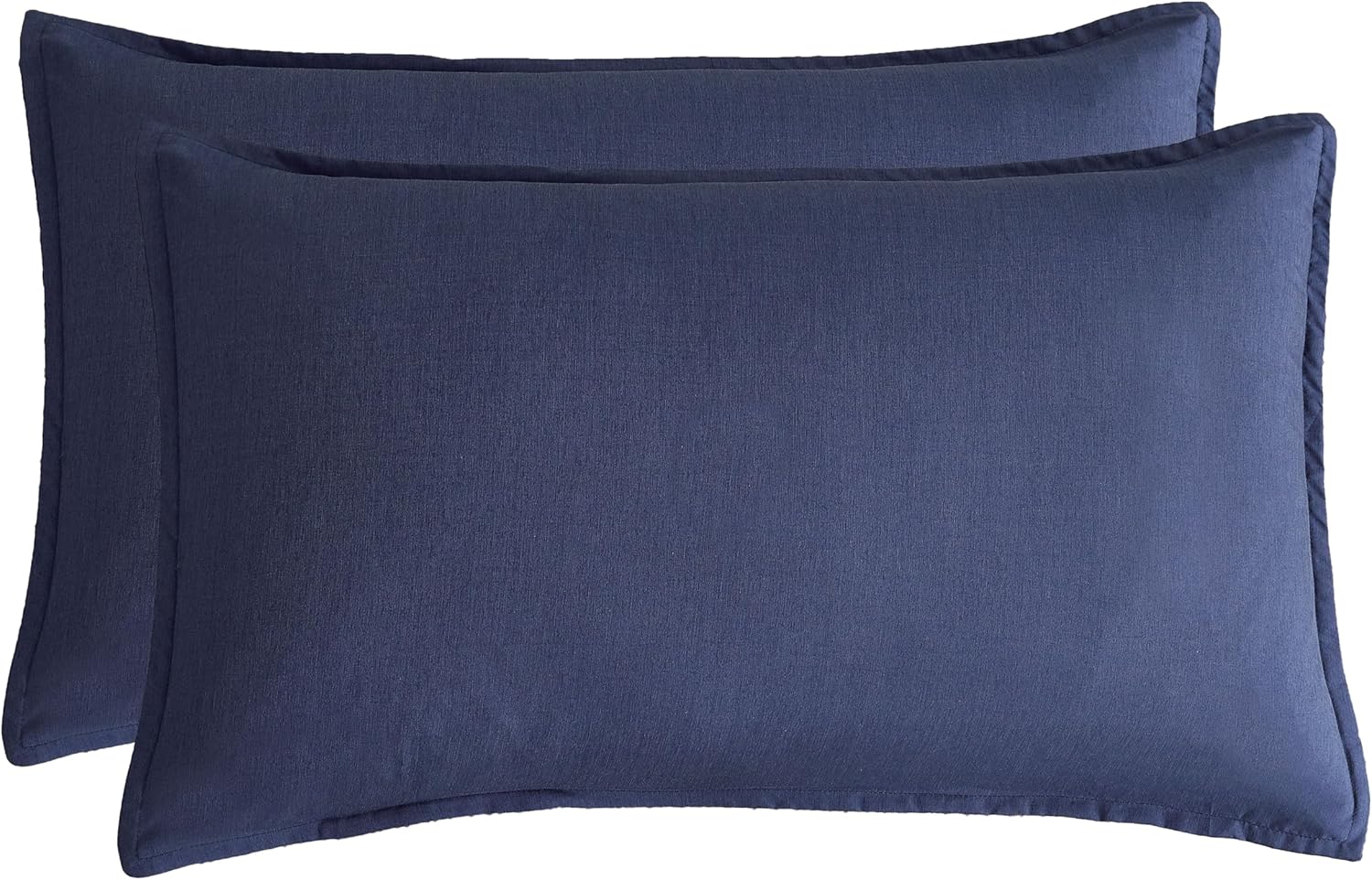Bamboo Microfibre Quilt Cover Set - Navy - Queen 5