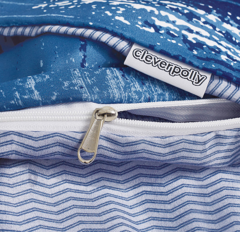 Microfiber Reversible Quilt Cover Set - Chavez - Queen Size 3