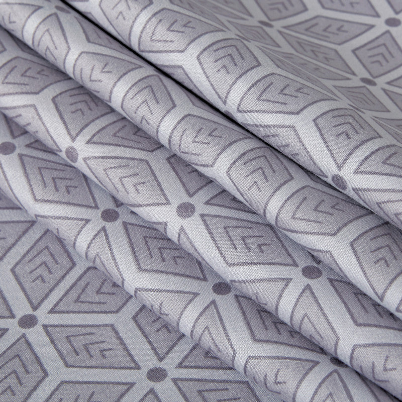 Microfiber Reversible Quilt Cover Set - Jay - Queen Size 4