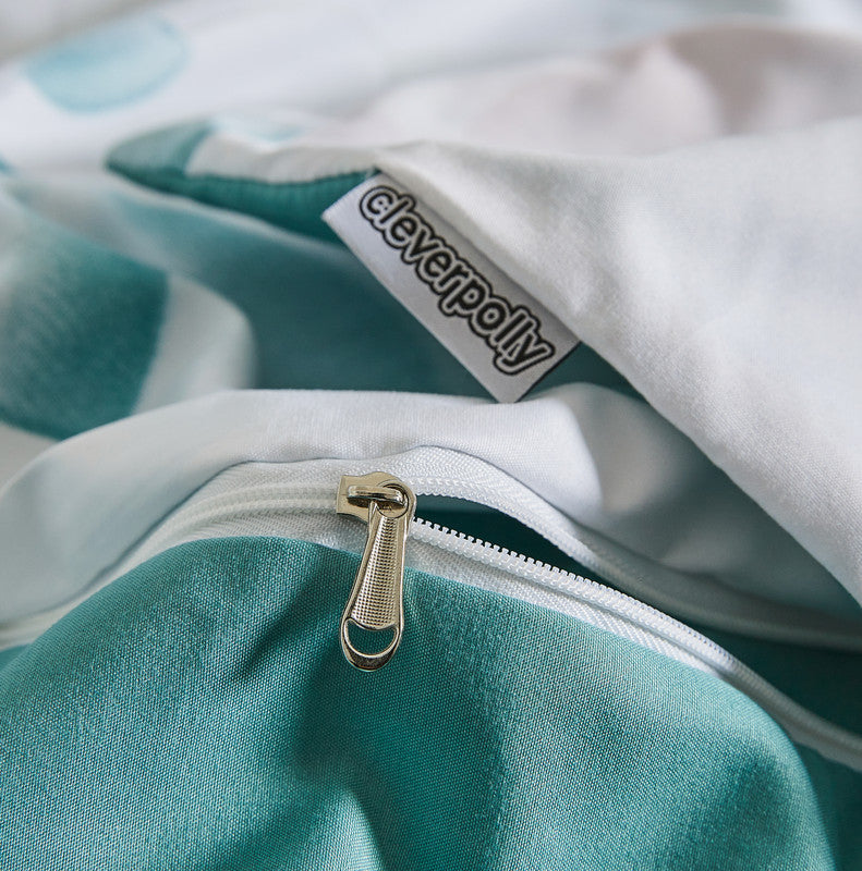 Microfiber Reversible Quilt Cover Set - Olinda - Queen Size 4