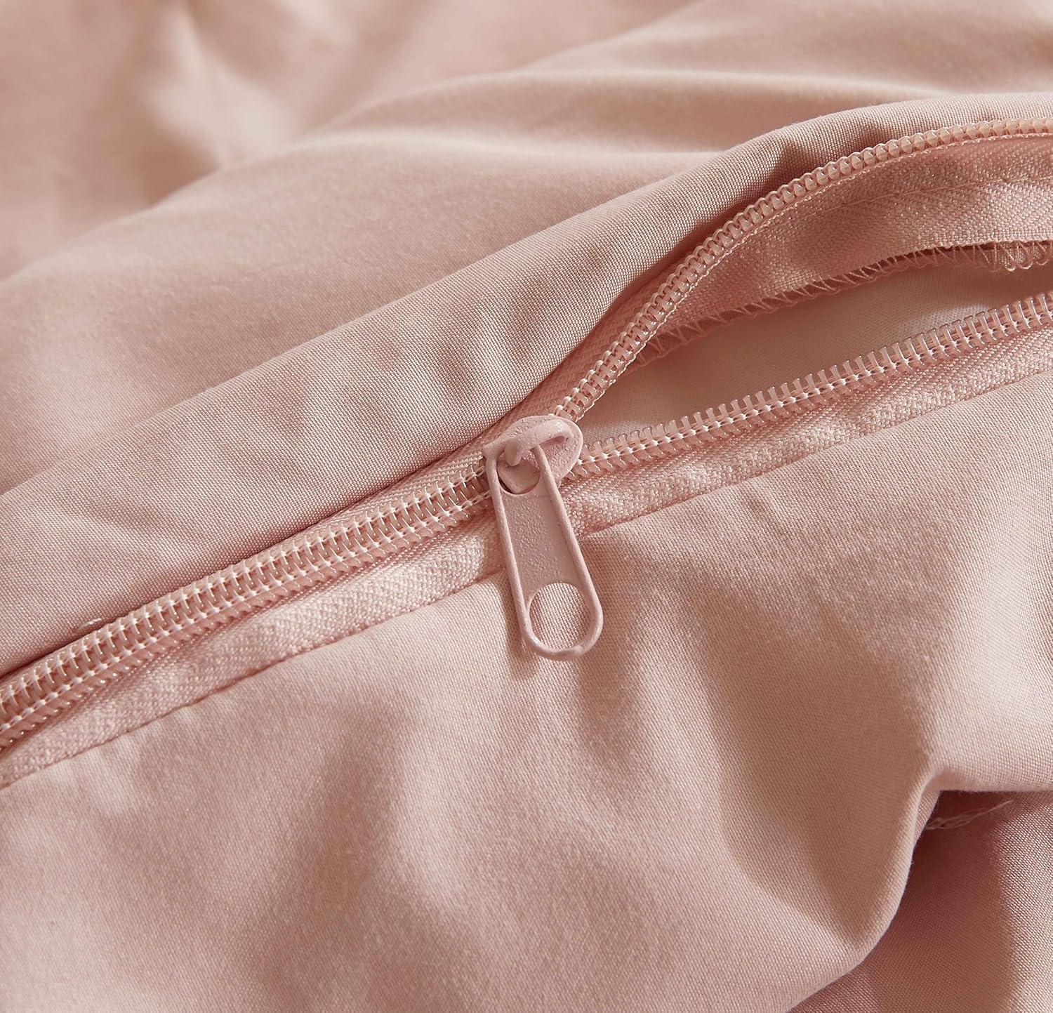 Vintage Washed Microfibre Quilt Cover Set (Pink, Queen) 3