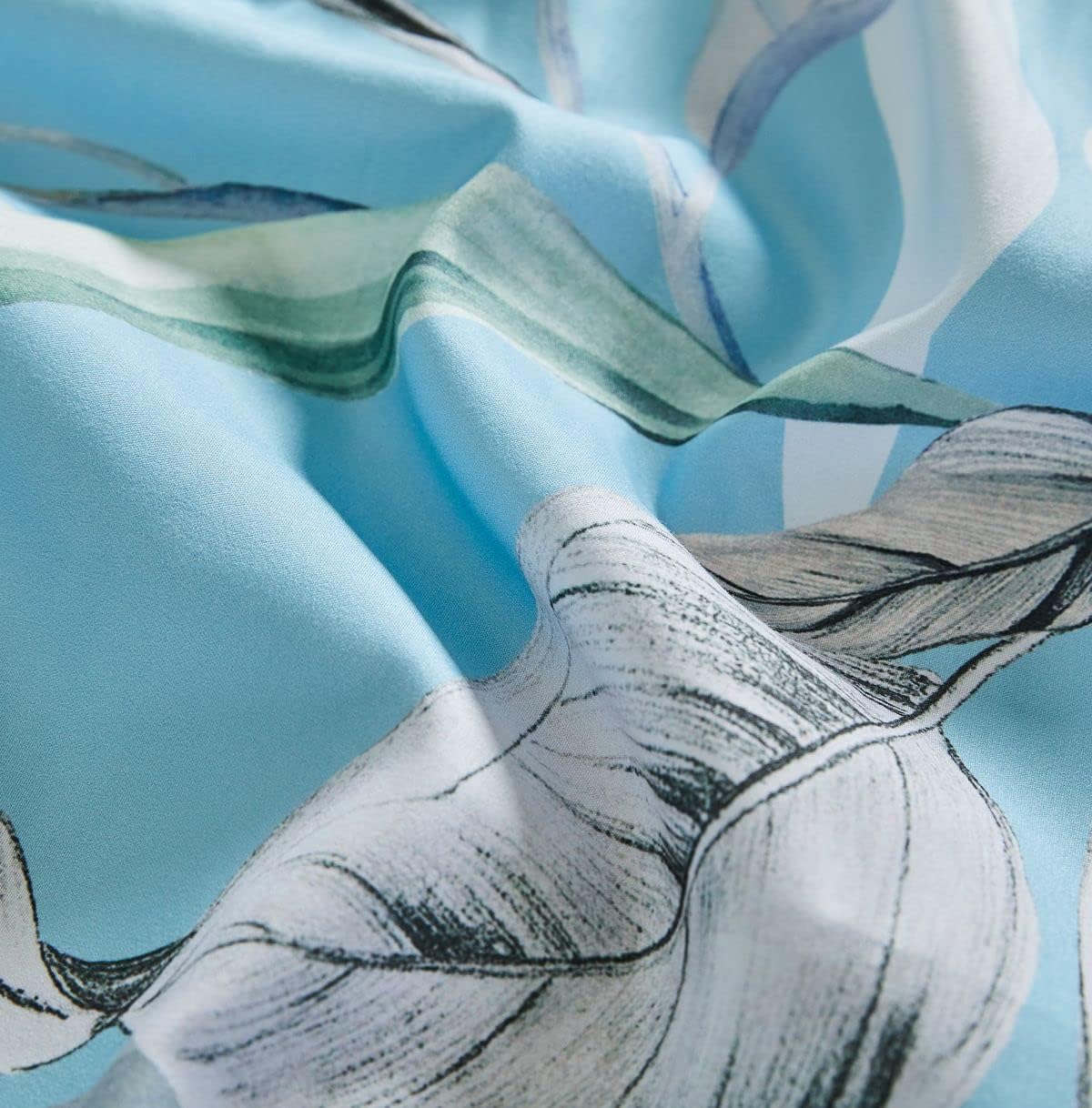 Botanical Microfibre Quilt Cover Set (3Pcs) - Sarah - Queen Size 5