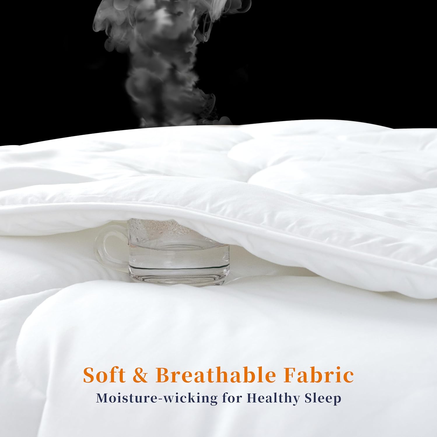 100% Premium Bamboo Microfiber Quilt - Queen Size 5