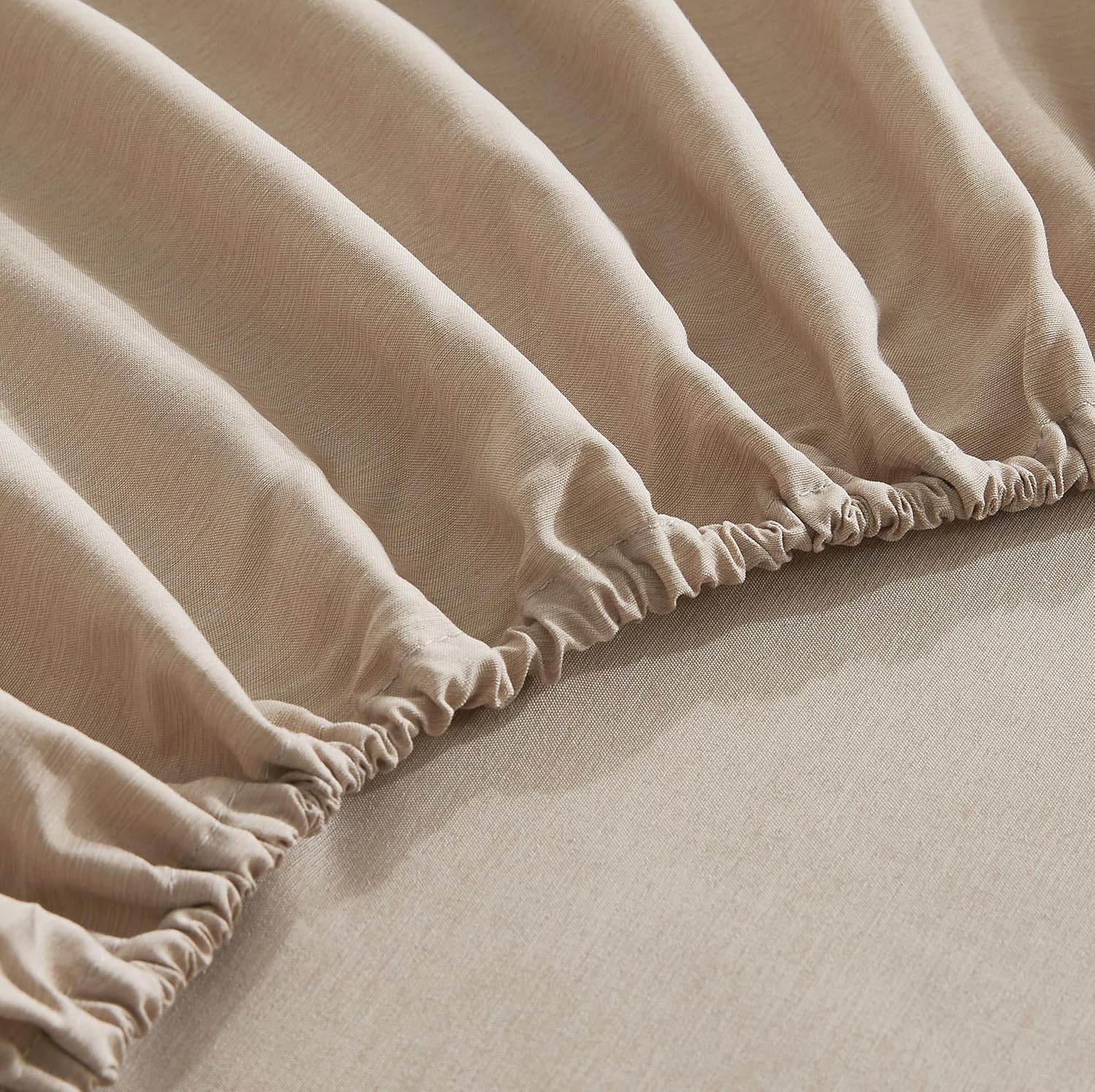 Bamboo Microfibre Sheet Set - Linen - Queen 9