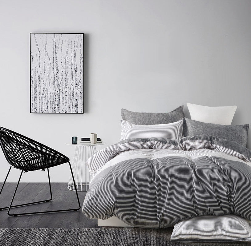 100% Cotton Reversible Quilt Cover Set - Gerry - King Size 3