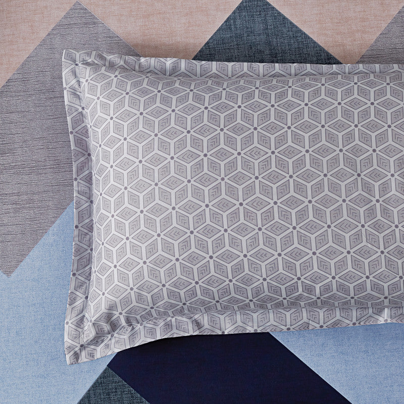 Microfiber Reversible Quilt Cover Set - Jay - King Size