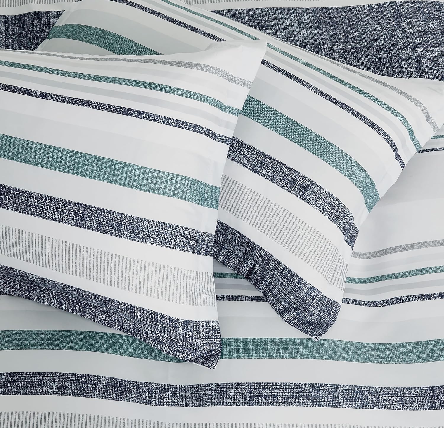 Print Microfibre Quilt Cover Set - Ultra Soft with Zipper Closure (Otis, King Size) 5